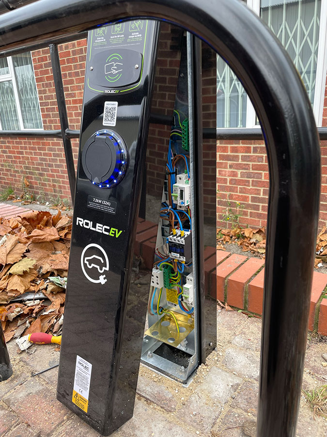 Rolec commercial - car park EV charger