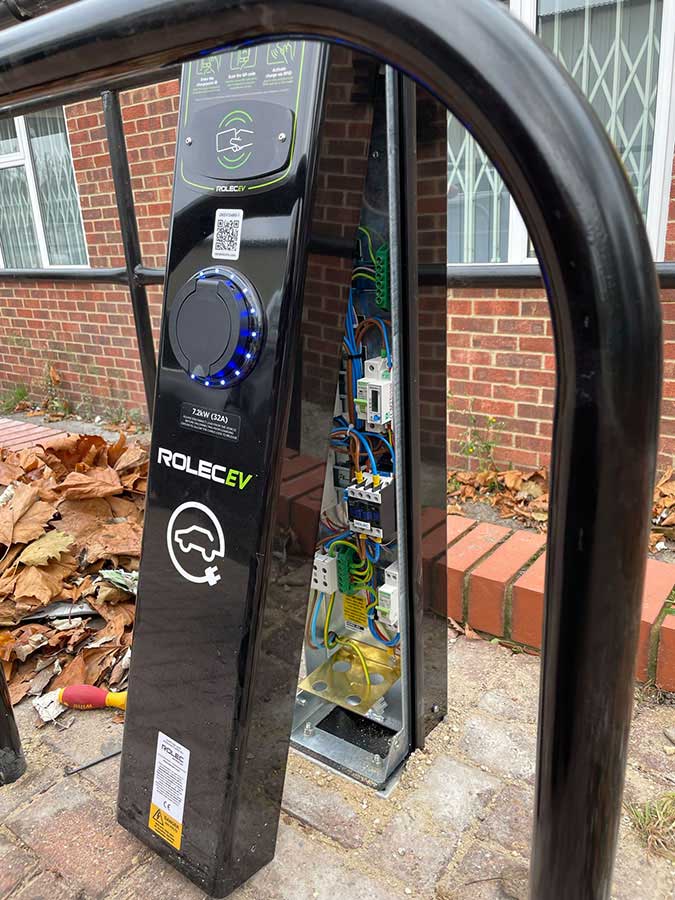 Rolec commercial - car park EV charger Rolec commercial - car park EV charger